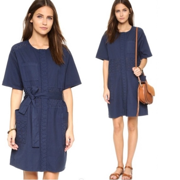 NEW NWT Current Elliott Ama Tie Dress - Picture 1 of 4